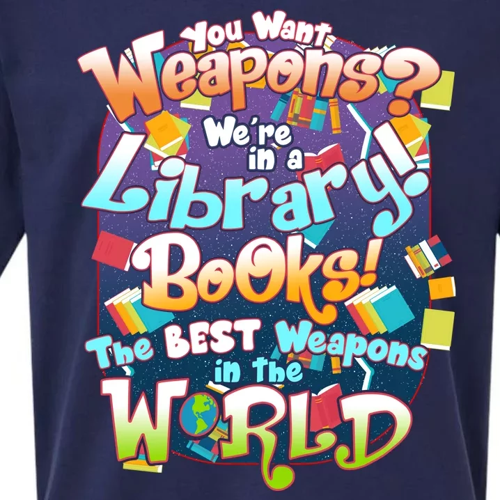 Books The Best Weapons In The  World Sueded Cloud Jersey T-Shirt