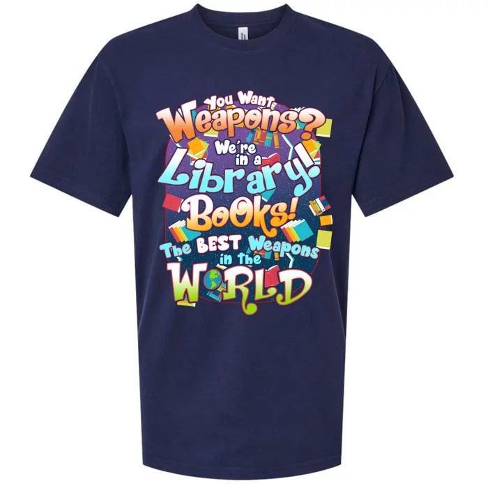 Books The Best Weapons In The  World Sueded Cloud Jersey T-Shirt