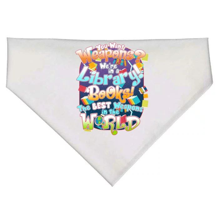 Books The Best Weapons In The  World USA-Made Doggie Bandana