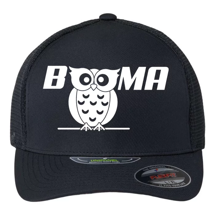 Booma Owl Flexfit Unipanel Trucker Cap