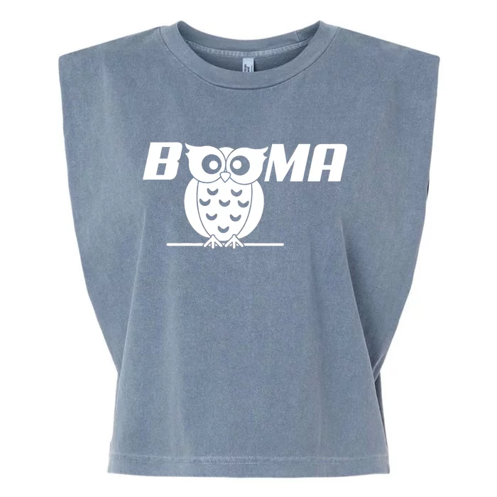 Booma Owl Garment-Dyed Women's Muscle Tee