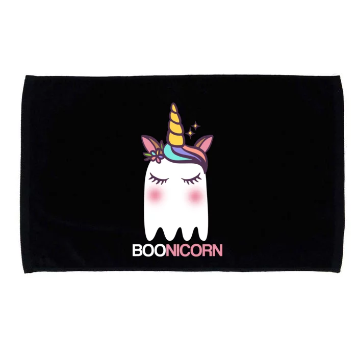 Boonicorn Halloween Unicorn Ghost Microfiber Hand Towel