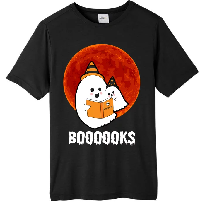 Boooooks Funny Cute Halloween Book ChromaSoft Performance T-Shirt