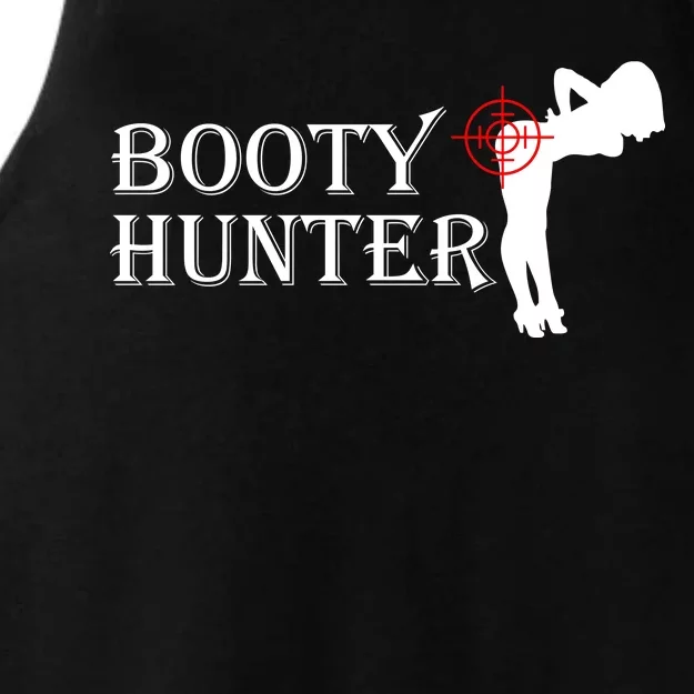 Booty Hunter Funny Ladies Tri-Blend Wicking Tank