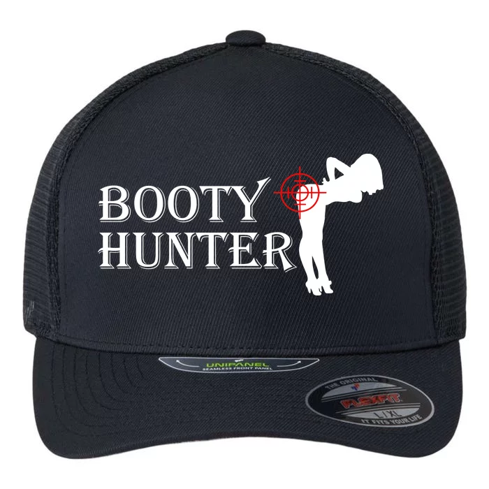 Booty Hunter Funny Flexfit Unipanel Trucker Cap