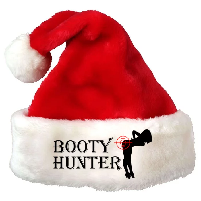 Booty Hunter Funny Premium Christmas Santa Hat