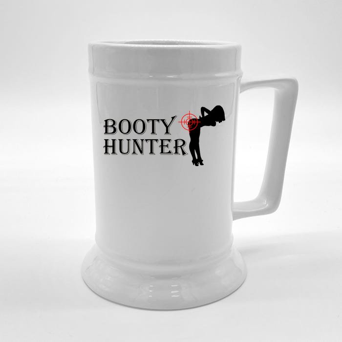 Booty Hunter Funny Front & Back Beer Stein