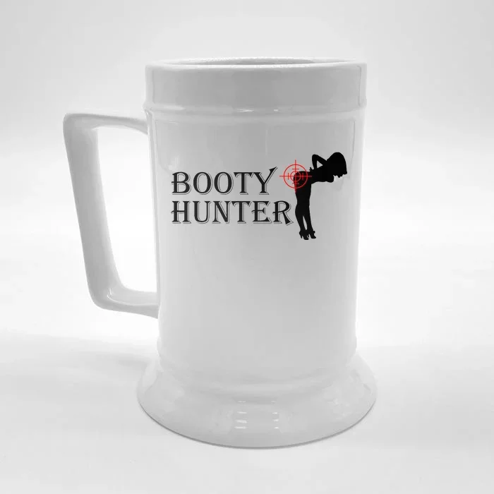 Booty Hunter Funny Front & Back Beer Stein