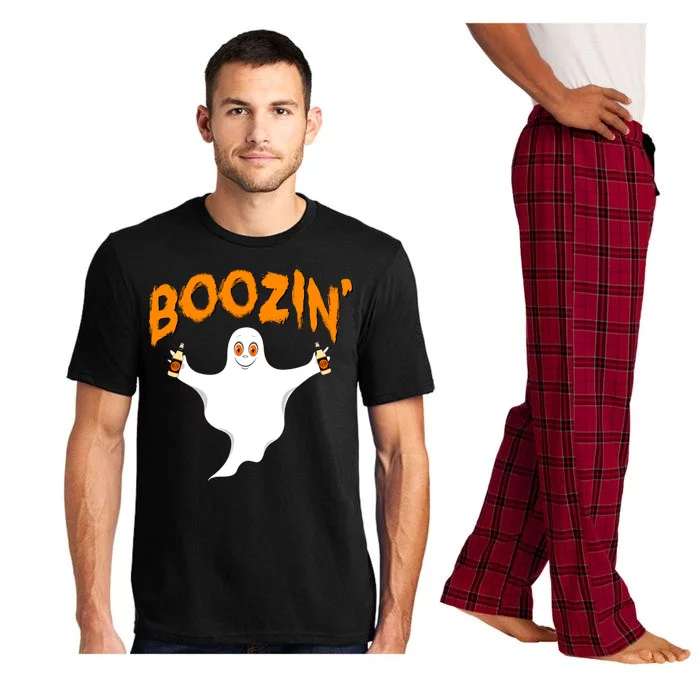 Boozin' Ghost With Beer Pajama Set