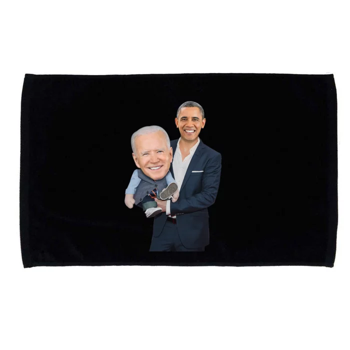 Biden Obama Puppet Joe Funny Political Microfiber Hand Towel