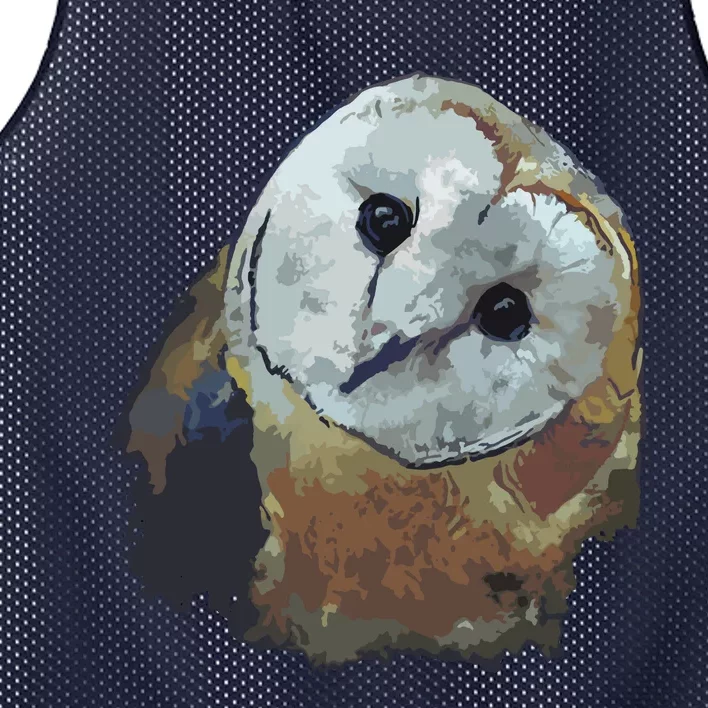 Barn Owl Painting Owl Art Mesh Reversible Basketball Jersey Tank