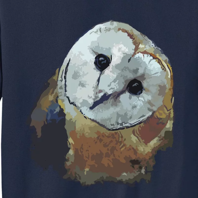 Barn Owl Painting Owl Art Tall Sweatshirt