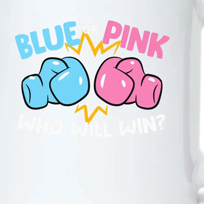 Blue Or Pink Who Will Win Funny Gender Reveal Black Color Changing Mug