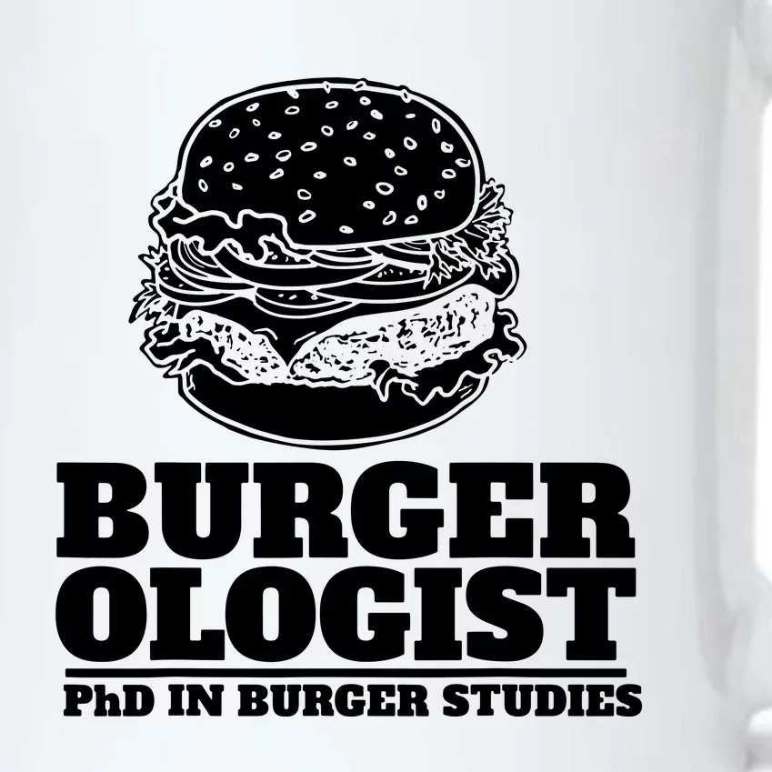 Burger Ologist Phd In Burger Studies Black Color Changing Mug