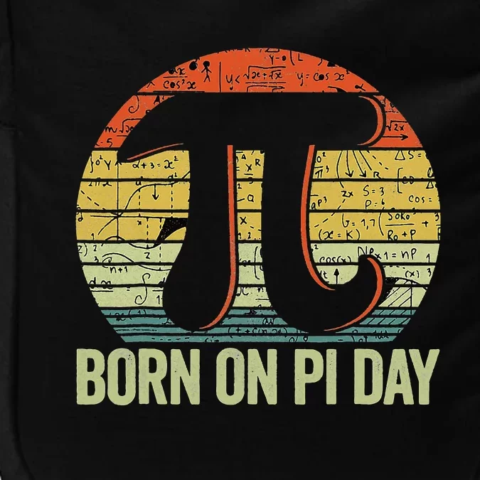 Born On Pi Day Funny Happy Birthday Nerd Math Teacher Impact Tech Backpack