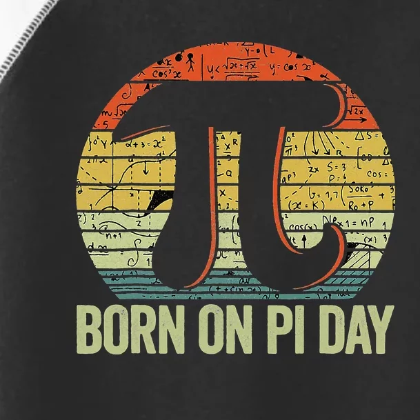 Born On Pi Day Funny Happy Birthday Nerd Math Teacher Toddler Fine Jersey T-Shirt