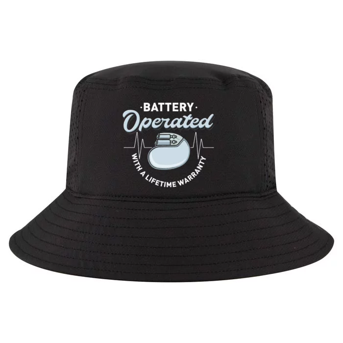 Battery Operated Pacemaker Recipient Heart Attack Survivor Cool Comfort Performance Bucket Hat