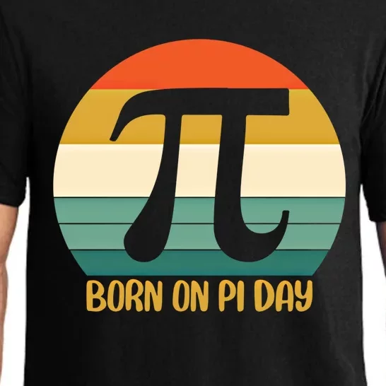 Born On Pi Day March 14 Math Geek Funny Design Meaningful Gift Pajama Set