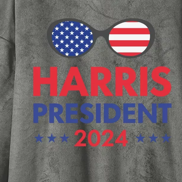 Balance Of Power Cool Harris President 2024 Hooded Wearable Blanket