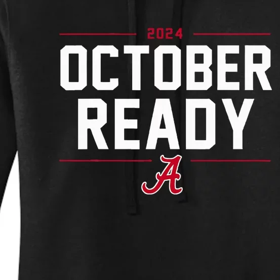 B.R.A.V.E.S October Ready 2024 Baseball Women's Pullover Hoodie