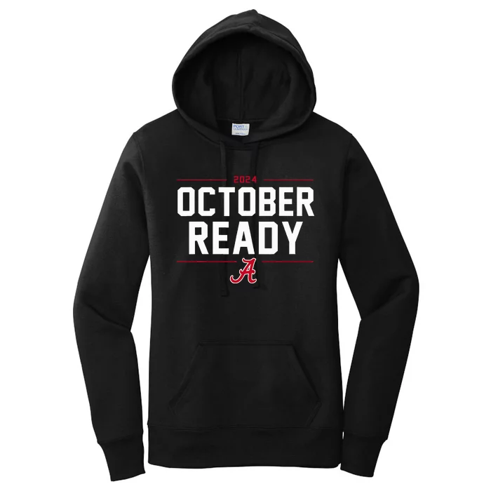 B.R.A.V.E.S October Ready 2024 Baseball Women's Pullover Hoodie