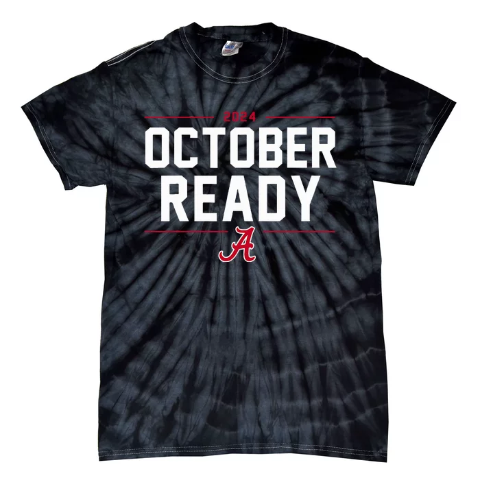 B.R.A.V.E.S October Ready 2024 Baseball Tie-Dye T-Shirt