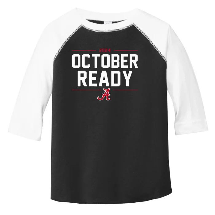 B.R.A.V.E.S October Ready 2024 Baseball Toddler Fine Jersey T-Shirt