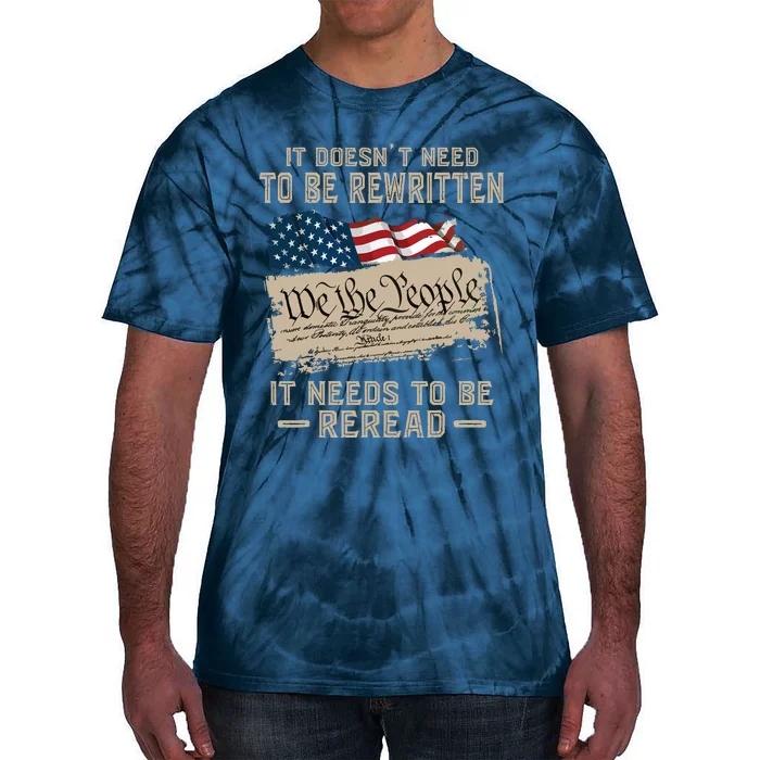 BILL OF RIGHTS US CONSTITUTION Tie-Dye T-Shirt