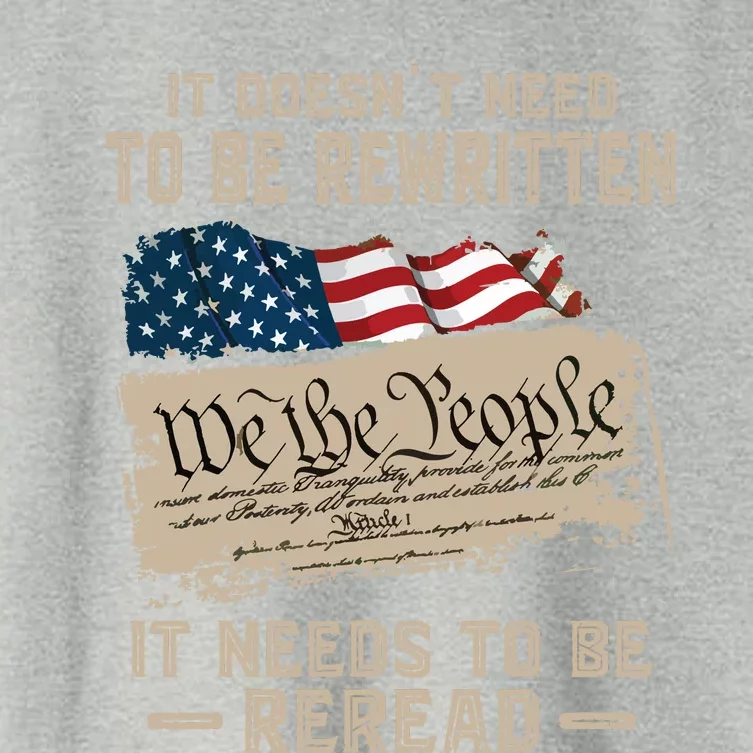 BILL OF RIGHTS US CONSTITUTION Women's Crop Top Tee