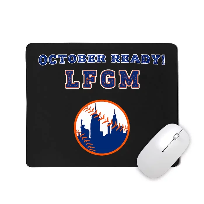 Baseball October Ready Lfgm Graphic Mousepad