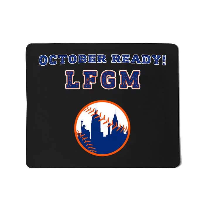 Baseball October Ready Lfgm Graphic Mousepad