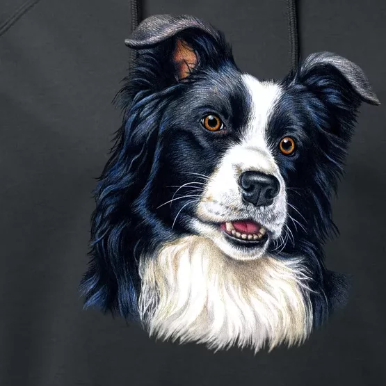 Border Collie Performance Fleece Hoodie