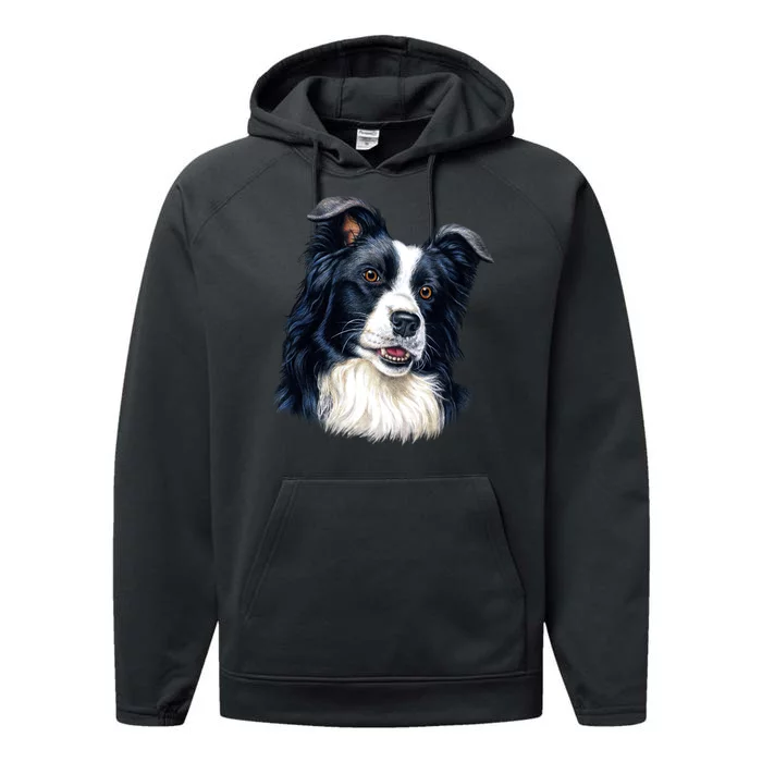 Border Collie Performance Fleece Hoodie