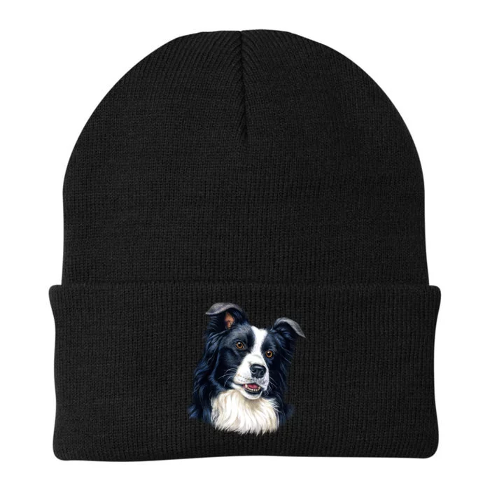 Border Collie Knit Cap Winter Beanie