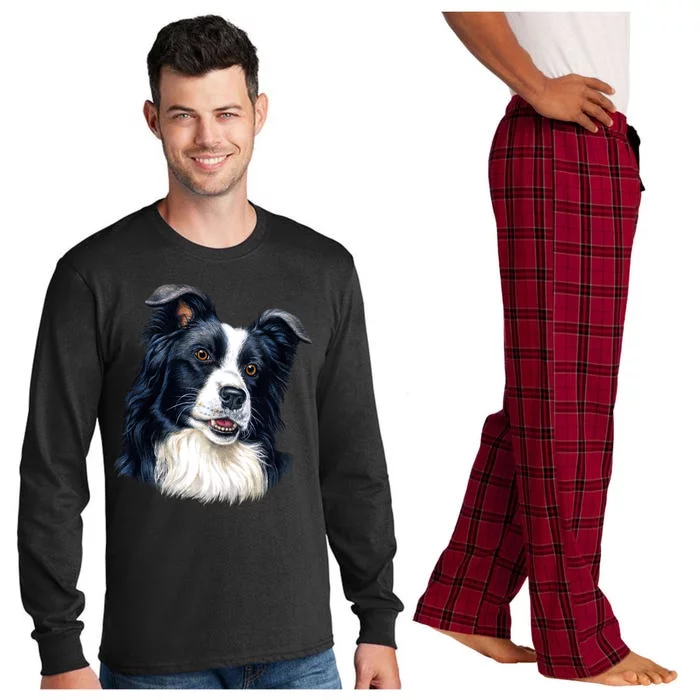 Border Collie Long Sleeve Pajama Set