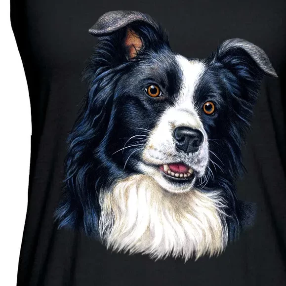 Border Collie Ladies Essential Flowy Tank