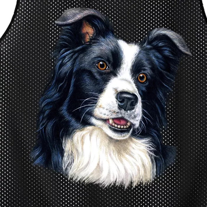 Border Collie Mesh Reversible Basketball Jersey Tank