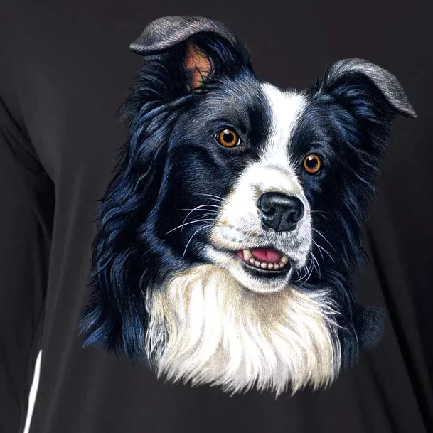 Border Collie Cooling Performance Long Sleeve Crew