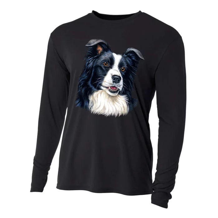 Border Collie Cooling Performance Long Sleeve Crew