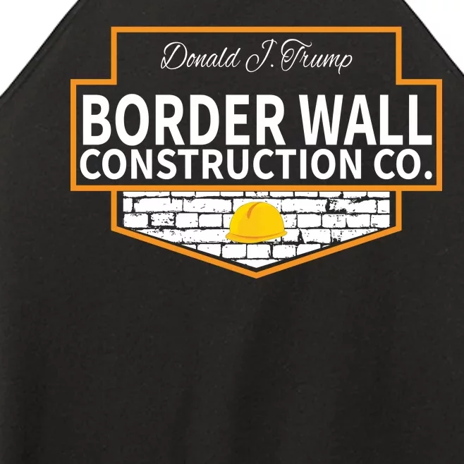 Border Wall Construction Co. Donald Trump Women’s Perfect Tri Rocker Tank