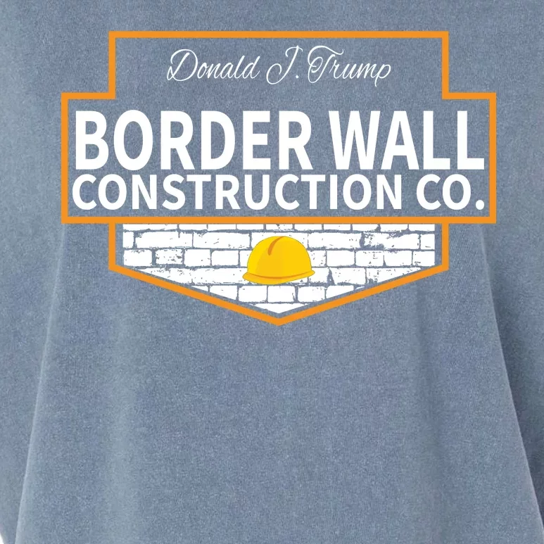 Border Wall Construction Co. Donald Trump Garment-Dyed Women's Muscle Tee