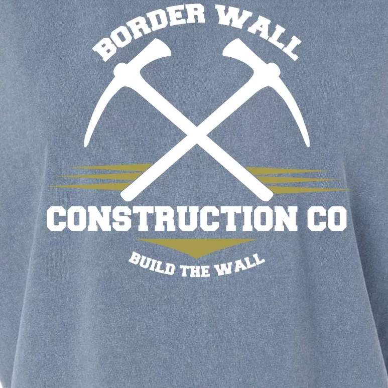 Border Wall Construction CO Build The Wall Garment-Dyed Women's Muscle Tee