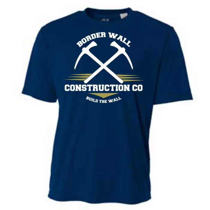 Border Wall Construction CO Build The Wall Cooling Performance Crew T-Shirt