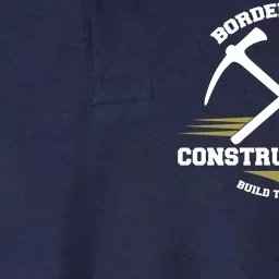 Border Wall Construction CO Build The Wall Softstyle Adult Sport Polo