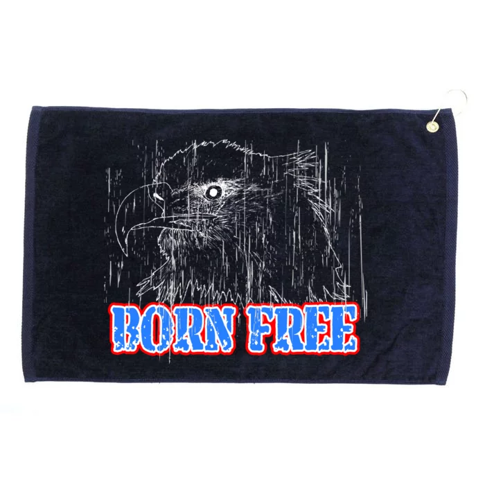 Born Free Eagle Grommeted Golf Towel