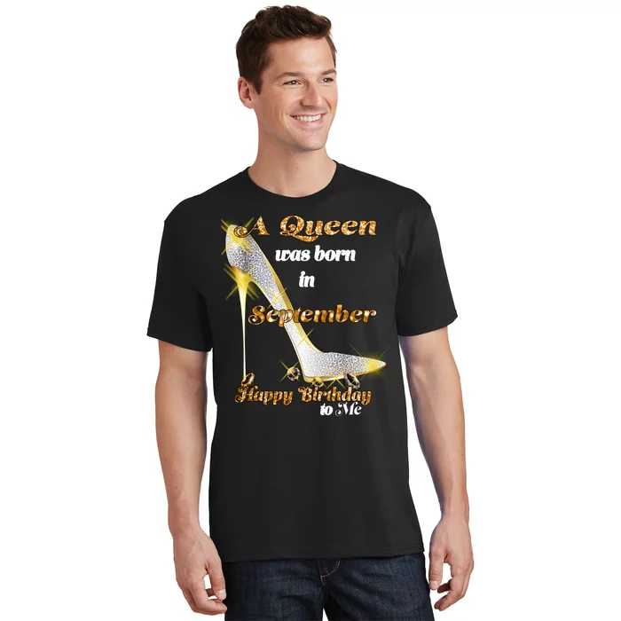 Born In August Birthday Queen T-Shirt