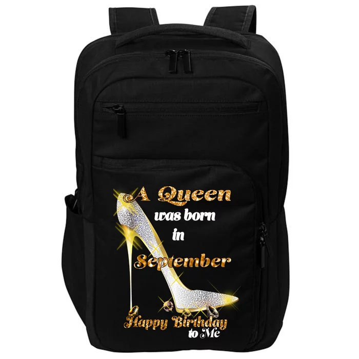 Born In August Birthday Queen Impact Tech Backpack