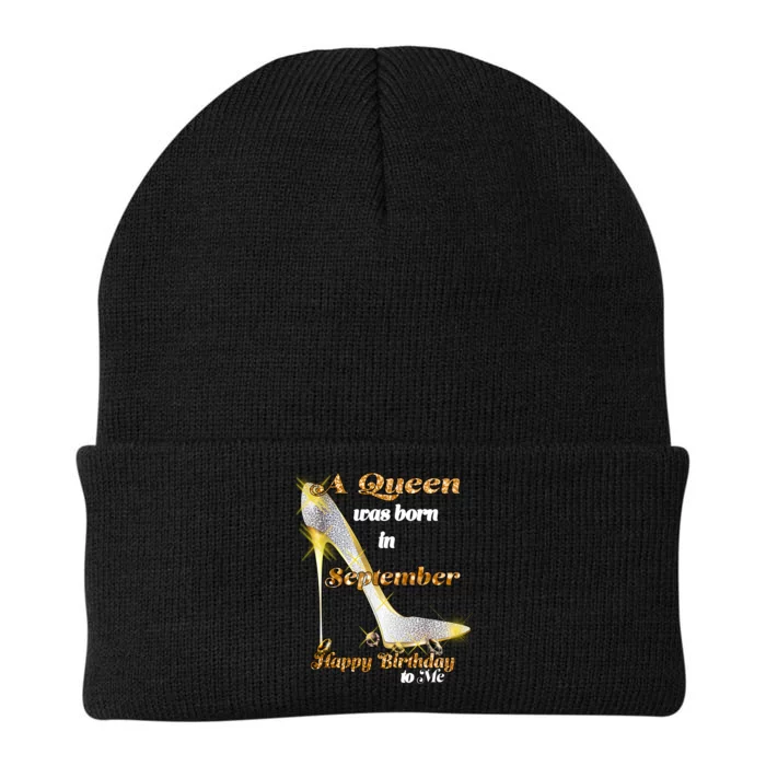 Born In August Birthday Queen Knit Cap Winter Beanie