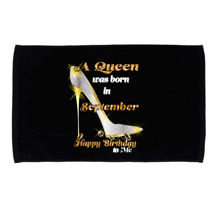 Born In August Birthday Queen Microfiber Hand Towel