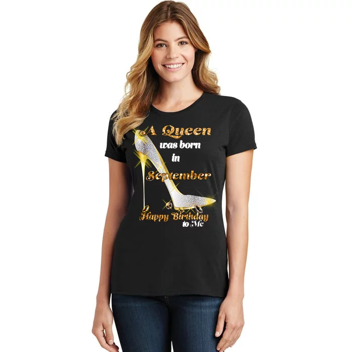 Born In August Birthday Queen Women's T-Shirt